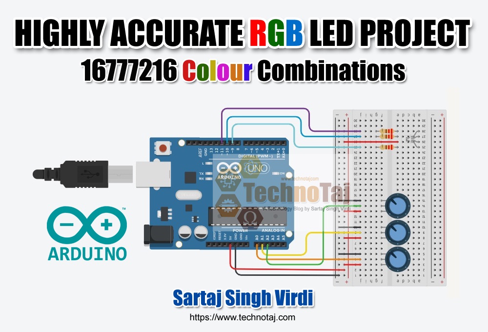 RGB LED Project Circuit