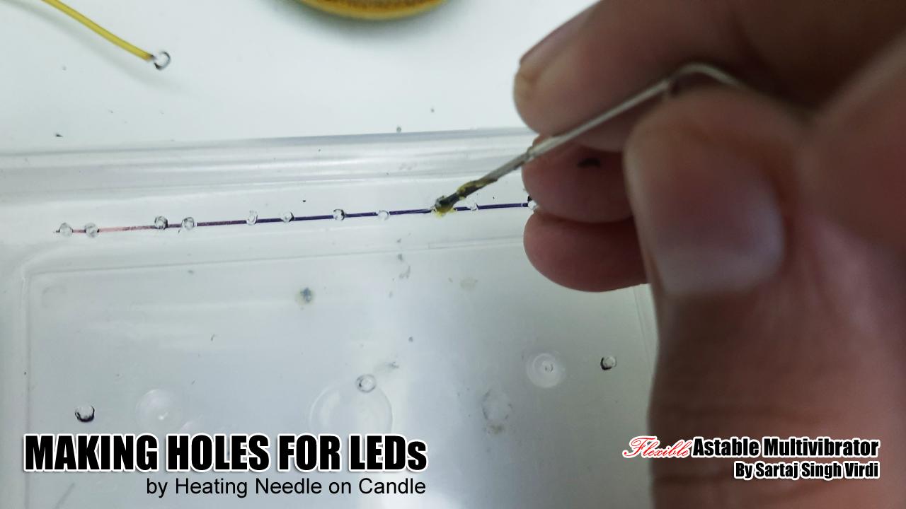 Making Holes for LEDs
