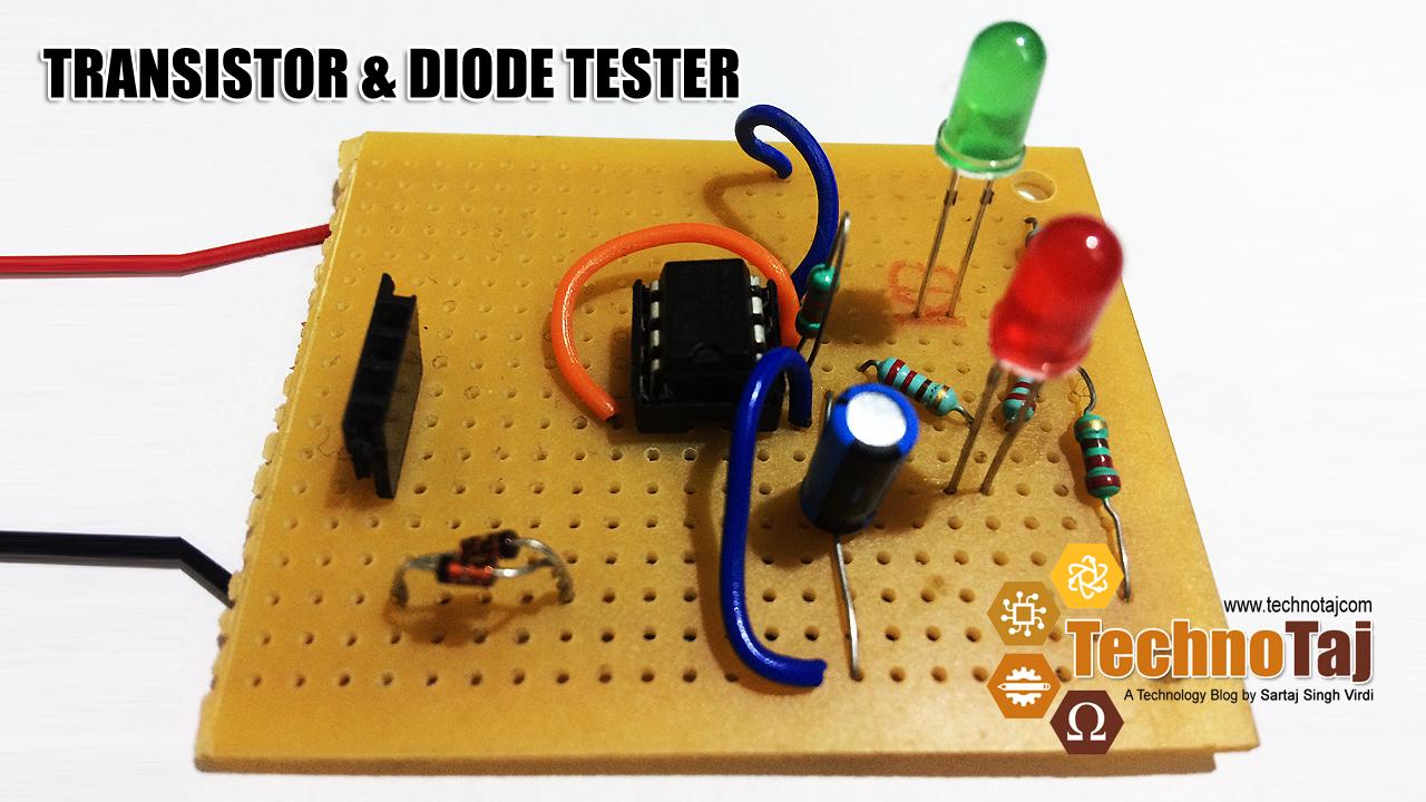 Transistor-Diode Tester Circuit Board