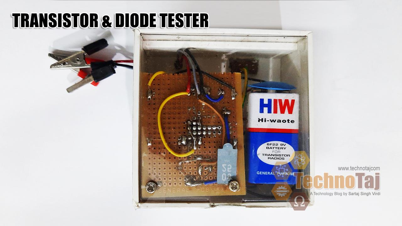 Transistor and Diode Tester - in Cabinet