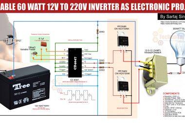 Best Circuit of 60Watt Inverter